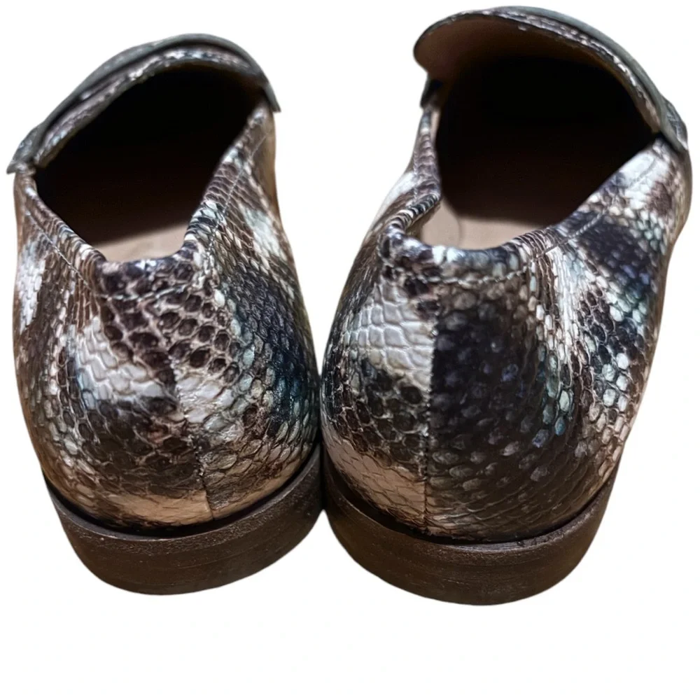 Madewell The Alex Loafer Snake Embossed Leather